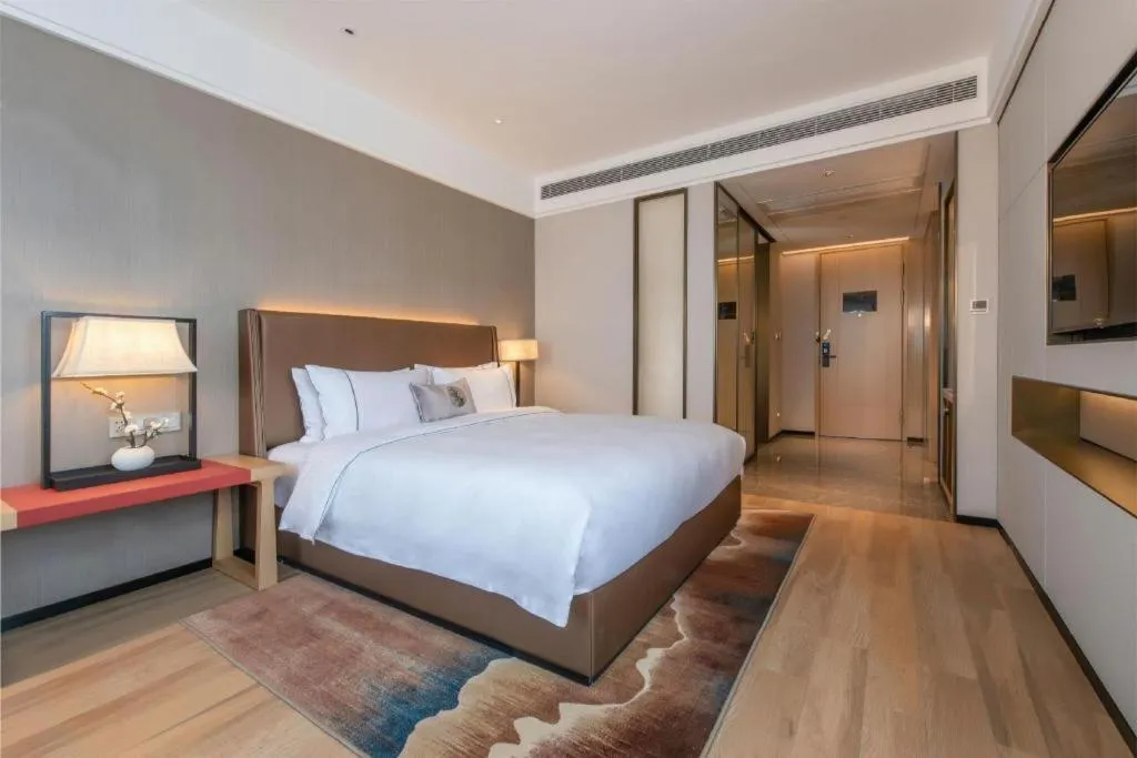 Bed in Echeng Hotel Nanning Huqiu Metro Station