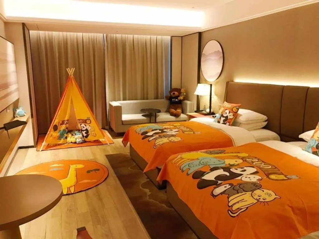 Bed in Echeng Hotel Nanning Huqiu Metro Station