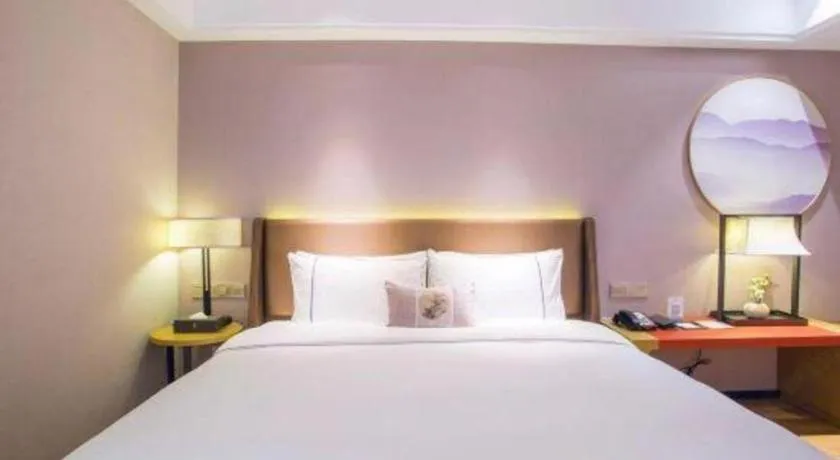 Bed in Echeng Hotel Nanning Huqiu Metro Station