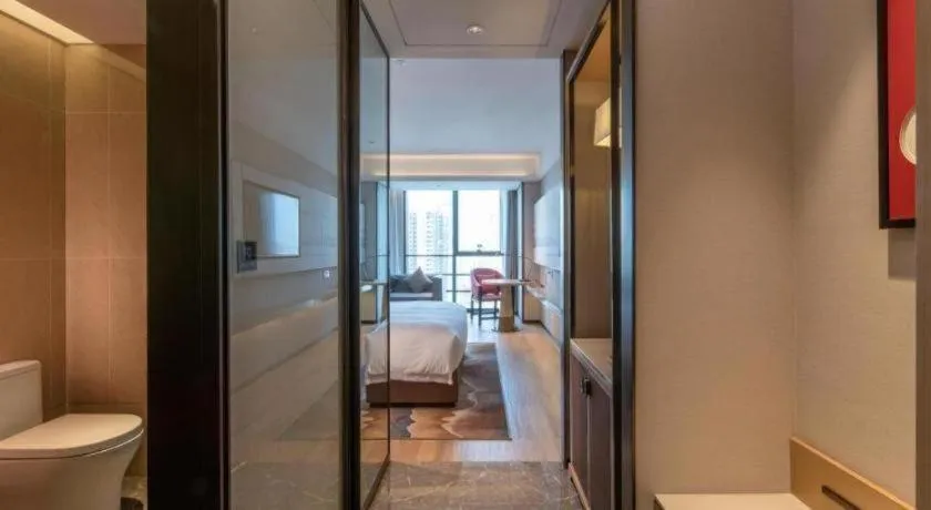 Bed in Echeng Hotel Nanning Huqiu Metro Station