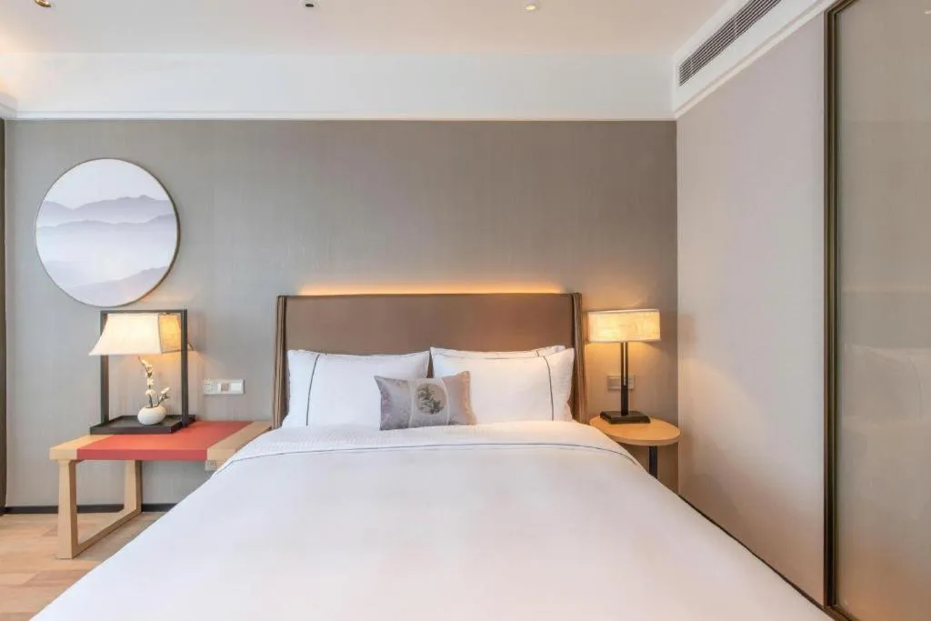 Bed in Echeng Hotel Nanning Huqiu Metro Station