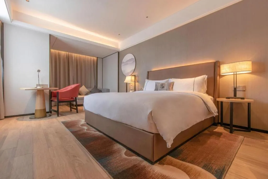 Bed in Echeng Hotel Nanning Huqiu Metro Station