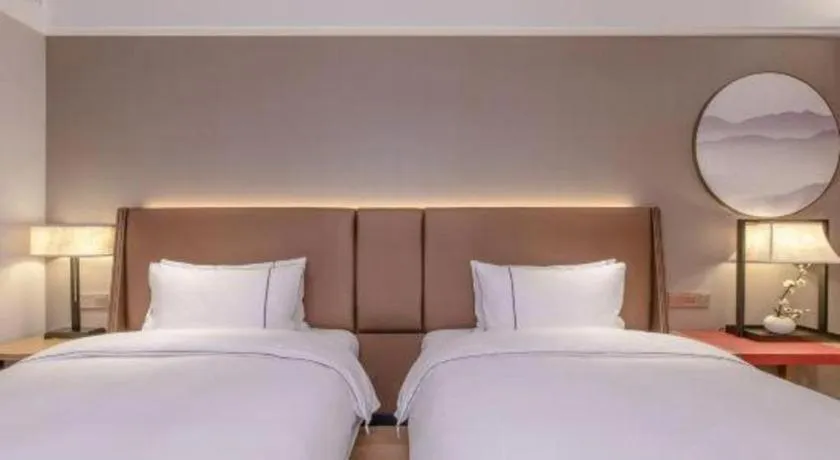 Bed in Echeng Hotel Nanning Huqiu Metro Station