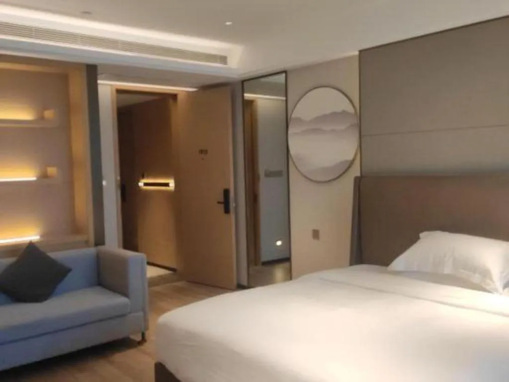 Bed in Echeng Hotel Nanning Huqiu Metro Station