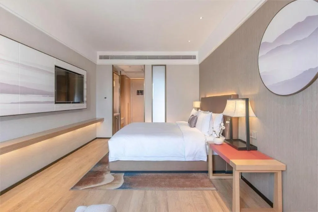 Bed in Echeng Hotel Nanning Huqiu Metro Station