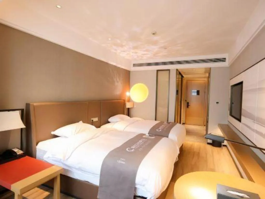 Bed in Echeng Hotel Nanning Huqiu Metro Station