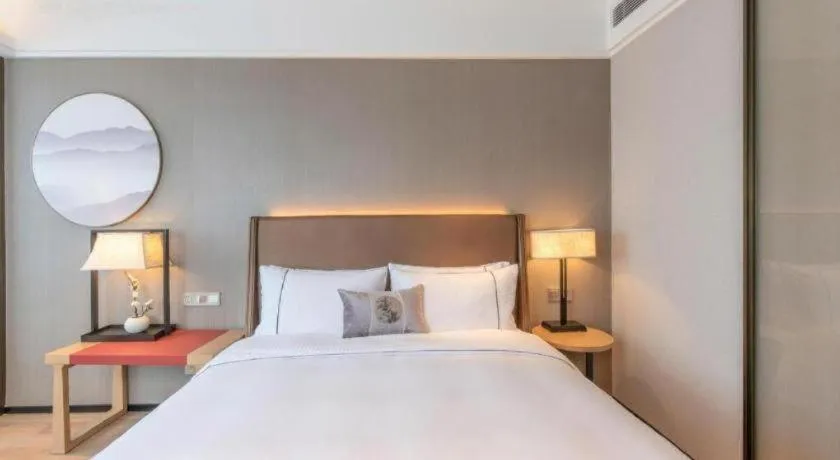 Bed in Echeng Hotel Nanning Huqiu Metro Station