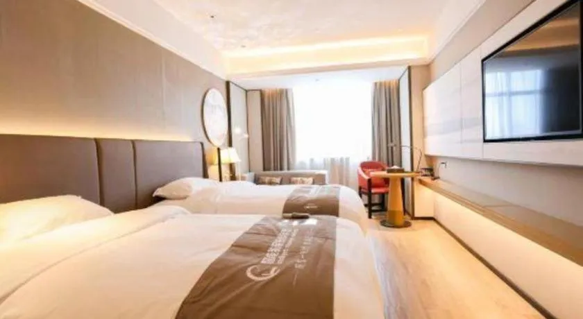 Bed in Echeng Hotel Nanning Huqiu Metro Station