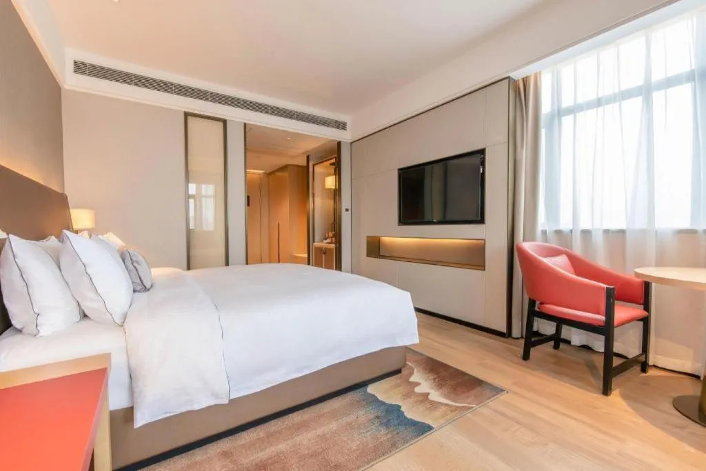 Bed in Echeng Hotel Nanning Huqiu Metro Station