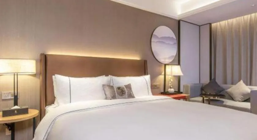 Bed in Echeng Hotel Nanning Huqiu Metro Station