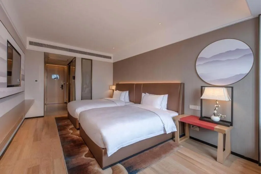 Bed in Echeng Hotel Nanning Huqiu Metro Station