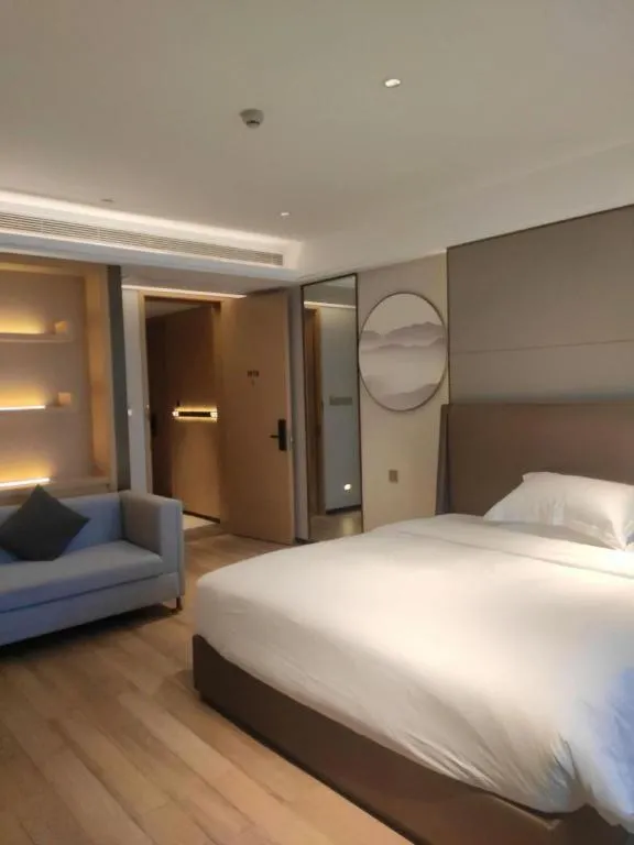 Bed in Echeng Hotel Nanning Huqiu Metro Station