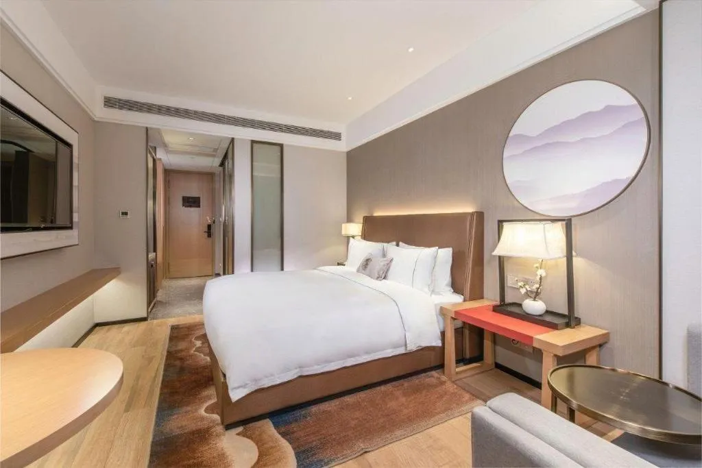 Bed in Echeng Hotel Nanning Huqiu Metro Station