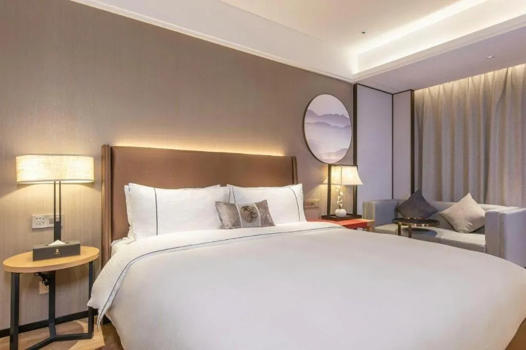 Bed in Echeng Hotel Nanning Huqiu Metro Station