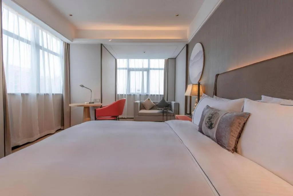 Bed in Echeng Hotel Nanning Huqiu Metro Station