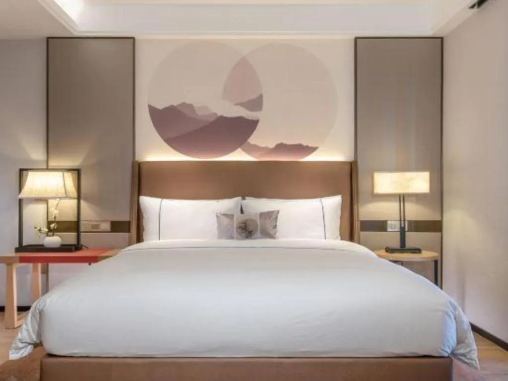 Bed in Echeng Hotel Nanning Huqiu Metro Station