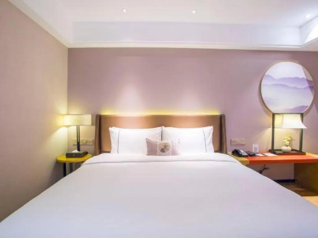 Bed in Echeng Hotel Nanning Huqiu Metro Station