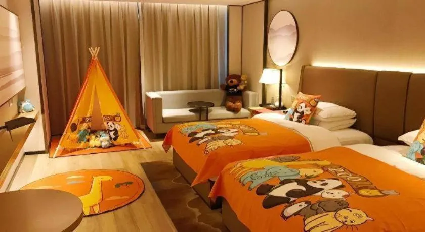 Bed in Echeng Hotel Nanning Huqiu Metro Station