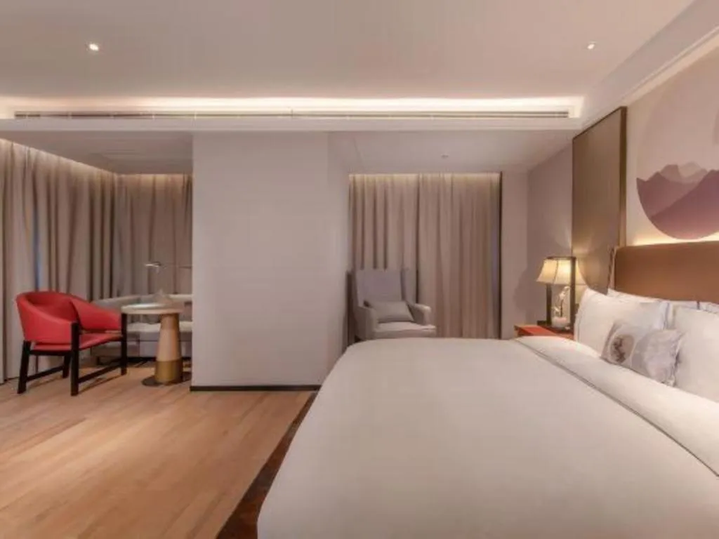 Bed in Echeng Hotel Nanning Huqiu Metro Station