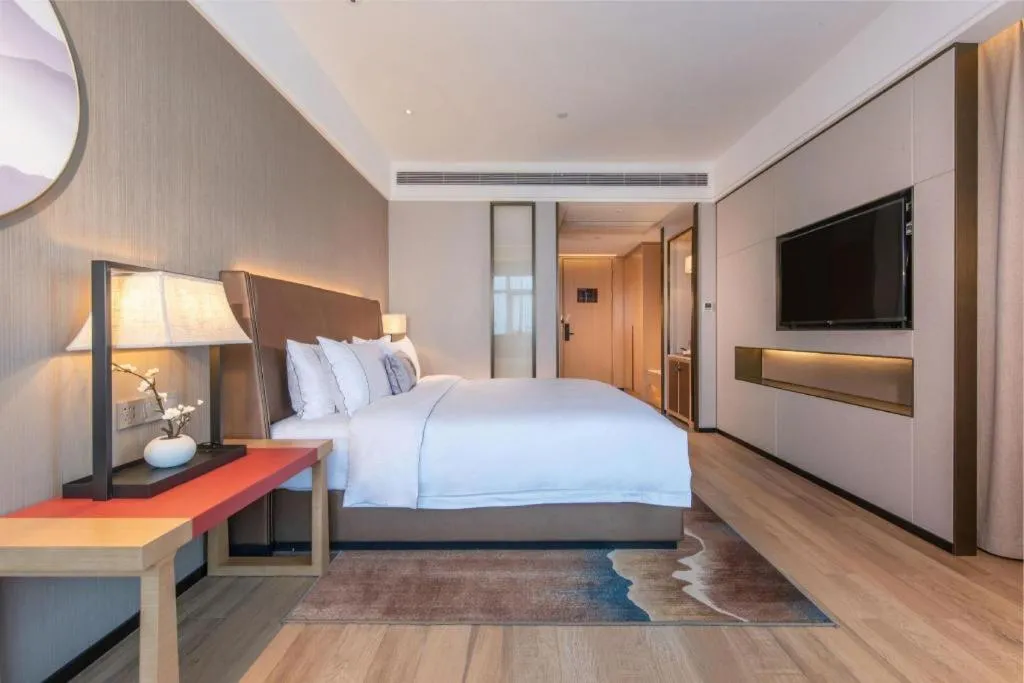 Bed in Echeng Hotel Nanning Huqiu Metro Station