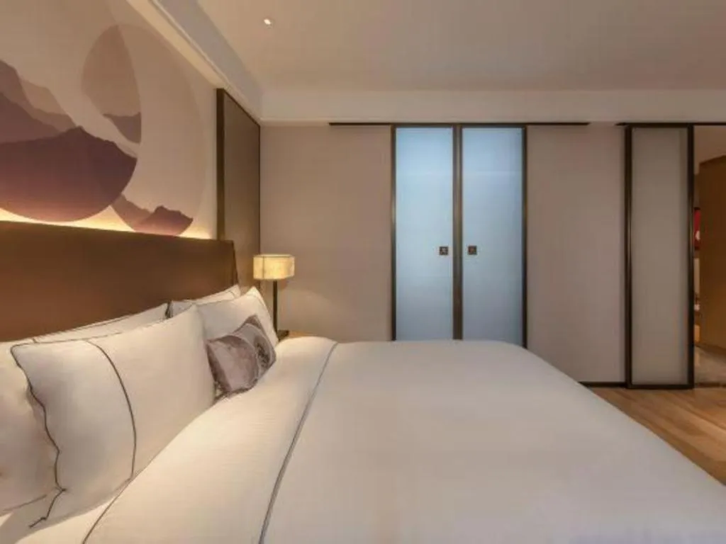 Bed in Echeng Hotel Nanning Huqiu Metro Station