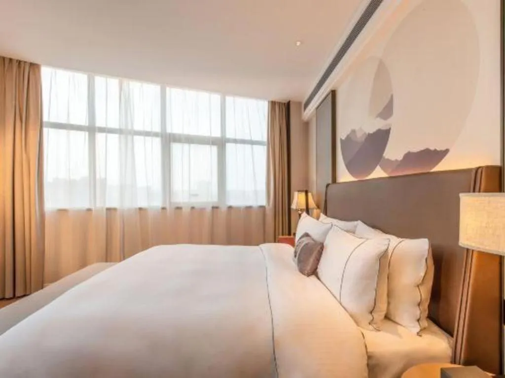 Bed in Echeng Hotel Nanning Huqiu Metro Station