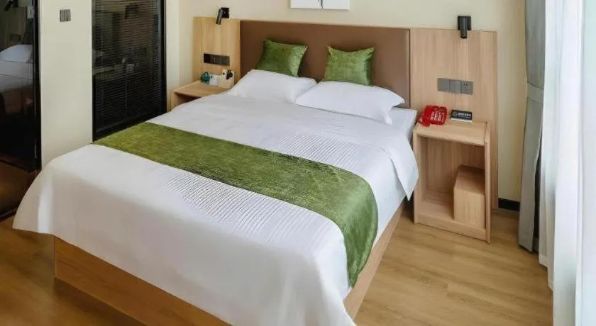 Bed in Green Tree Inn Express Huai'an Huaiyin District Jiangxi Road Normal University