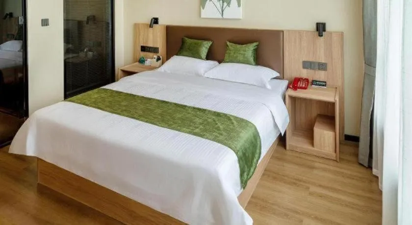 Bed in Green Tree Inn Express Huai'an Huaiyin District Jiangxi Road Normal University