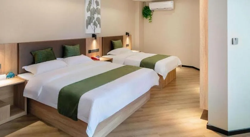 Bed in Green Tree Inn Express Huai'an Huaiyin District Jiangxi Road Normal University