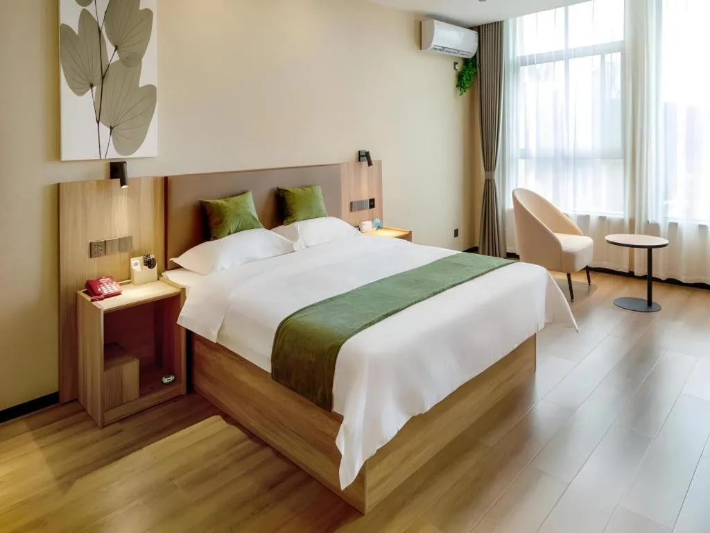 Bed in Green Tree Inn Express Huai'an Huaiyin District Jiangxi Road Normal University