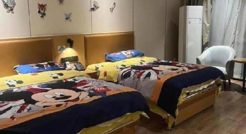 Bed in Green Tree Inn Nanchang Zhongshan Road Bayiguan