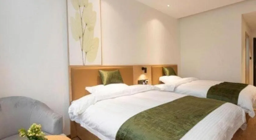 Bed in Green Tree Inn Nanchang Zhongshan Road Bayiguan