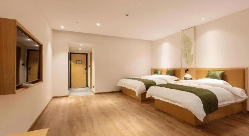 Bed in Green Tree Inn Nanchang Zhongshan Road Bayiguan
