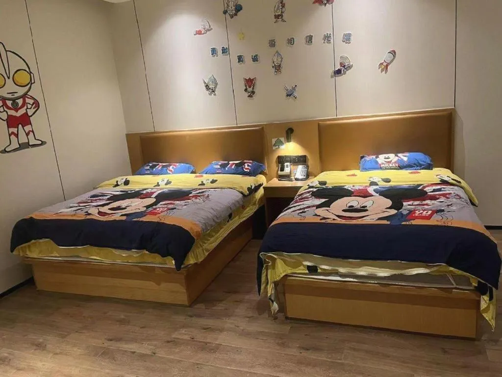 Bed in Green Tree Inn Nanchang Zhongshan Road Bayiguan