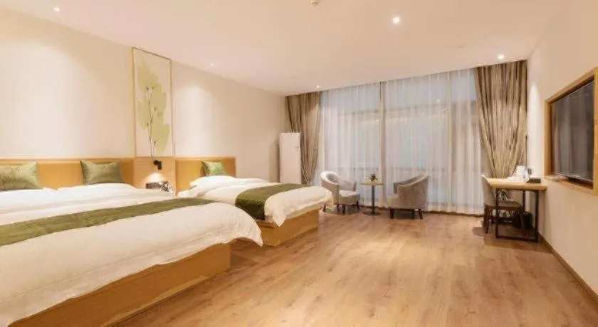 Bed in Green Tree Inn Nanchang Zhongshan Road Bayiguan