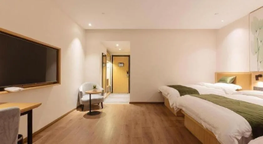 Bed in Green Tree Inn Nanchang Zhongshan Road Bayiguan