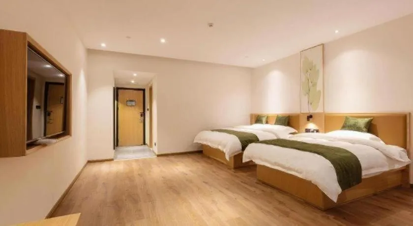 Bed in Green Tree Inn Nanchang Zhongshan Road Bayiguan