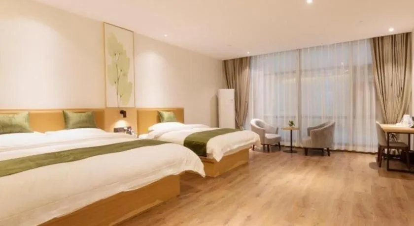 Bed in Green Tree Inn Nanchang Zhongshan Road Bayiguan