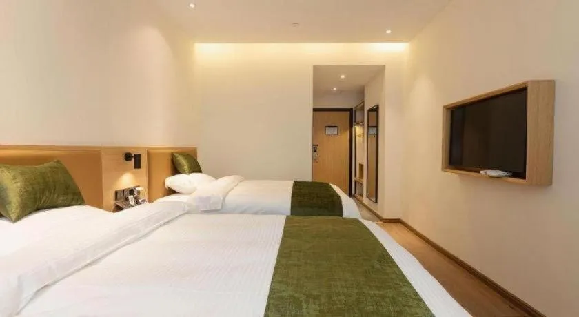 Bed in Green Tree Inn Nanchang Zhongshan Road Bayiguan