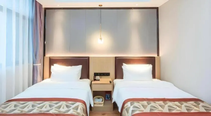 Bed in Gya Hotel Yangzhou Economic Development Zone Yangzijiang Nan Road Gaomin Temple