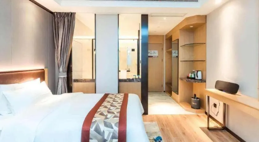 Bed in Gya Hotel Yangzhou Economic Development Zone Yangzijiang Nan Road Gaomin Temple