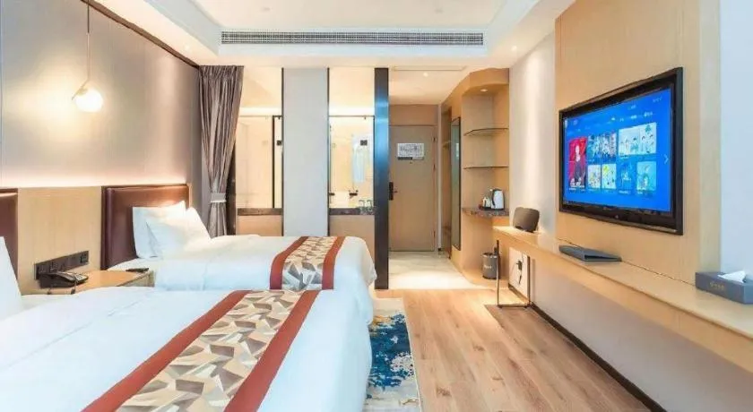 Bed in Gya Hotel Yangzhou Economic Development Zone Yangzijiang Nan Road Gaomin Temple