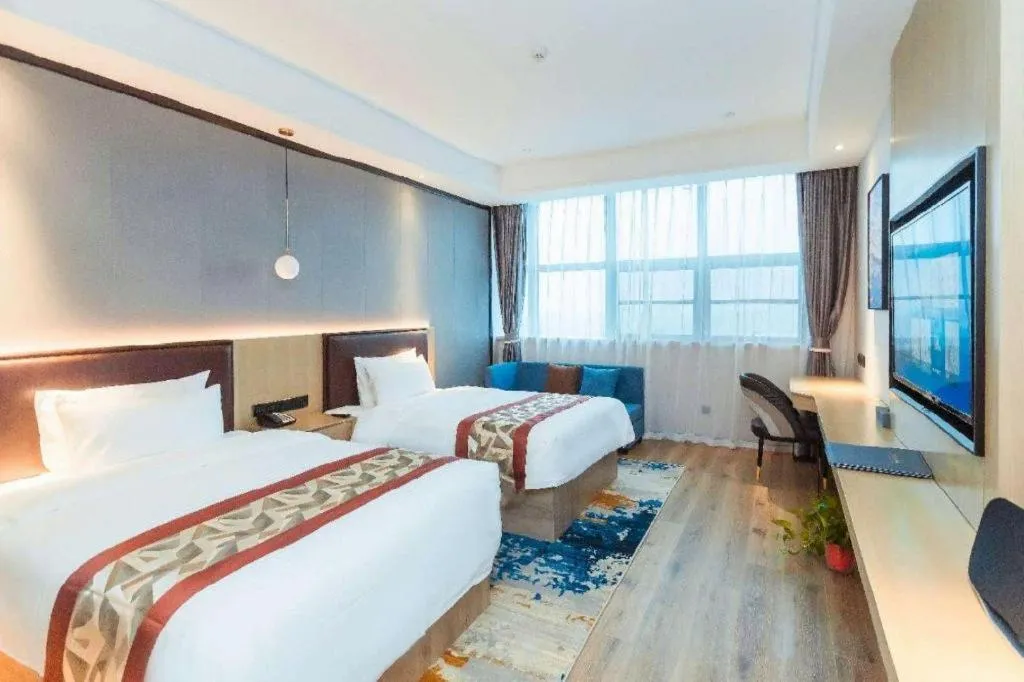 Bed in Gya Hotel Yangzhou Economic Development Zone Yangzijiang Nan Road Gaomin Temple