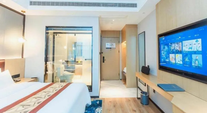 Bed in Gya Hotel Yangzhou Economic Development Zone Yangzijiang Nan Road Gaomin Temple