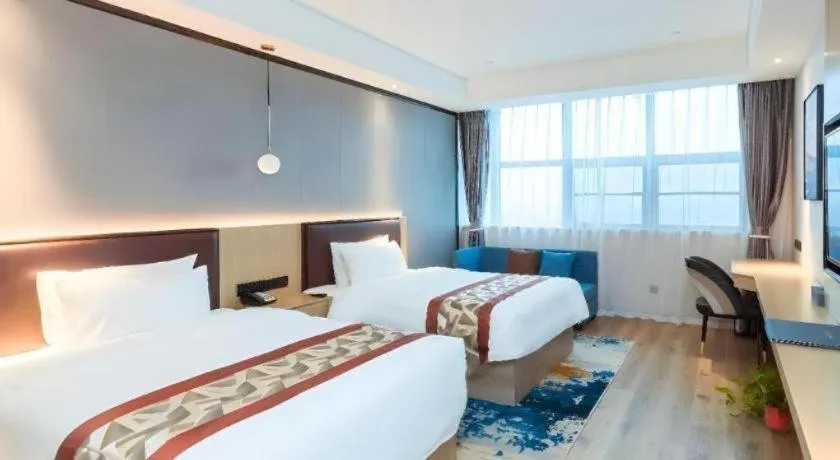 Bed in Gya Hotel Yangzhou Economic Development Zone Yangzijiang Nan Road Gaomin Temple