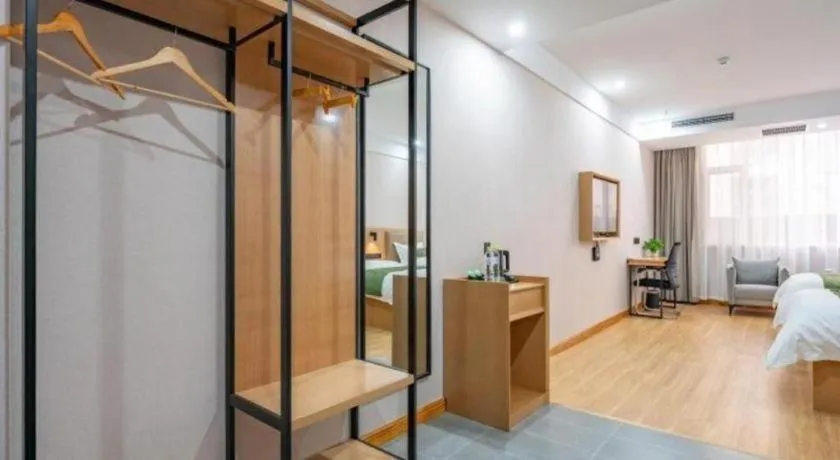 Bed in Green Tree Inn Express Weifang Zhucheng Longyuan Shangcheng