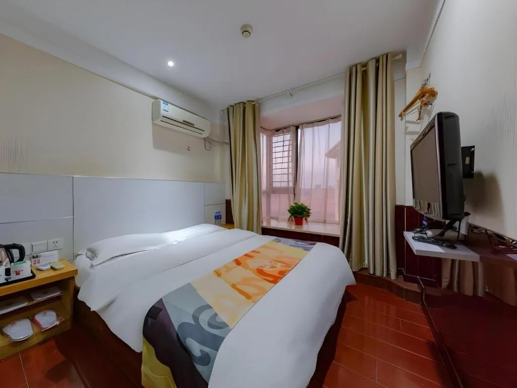 Bed in Shell Hotel Nanjing Mingfa Square Metro Station