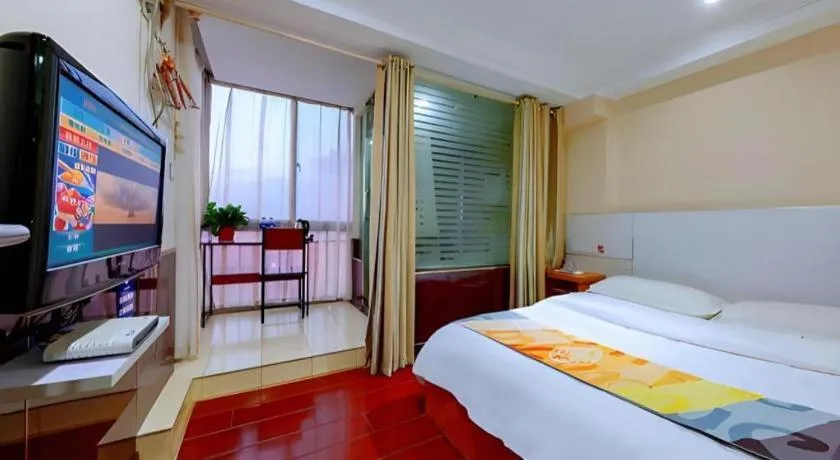 Bed in Shell Hotel Nanjing Mingfa Square Metro Station