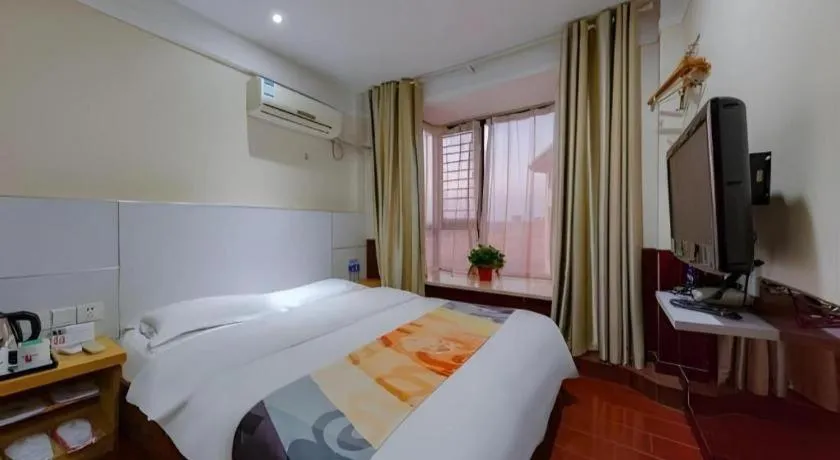 Bed in Shell Hotel Nanjing Mingfa Square Metro Station