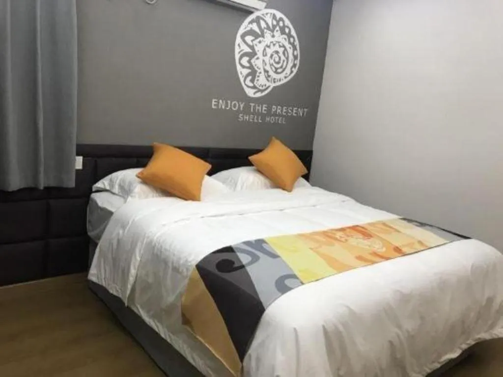 Bed in Shell Hotel Shanghai Minhang District Wenjing Road Metro Station